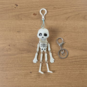 Stylish metal hook skeleton keychain for gifts