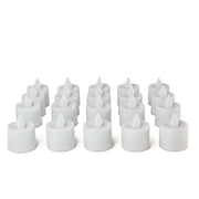 Reusable blue LED tea light candles with safe smokeless decorative light