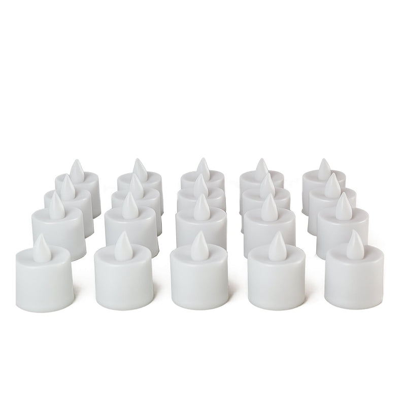Reusable blue LED tea light candles with safe smokeless decorative light