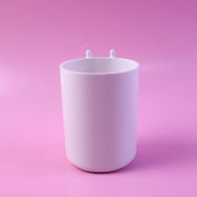 Soap box organizer cup designed to keep soap dry and clean