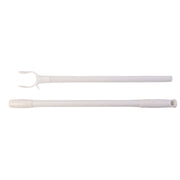 Clothes rod for hanging and retrieving garments efficiently