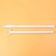 Compact clothes hook rod for wardrobe and laundry room