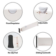 Compact and adjustable drawer divider organizing small household items