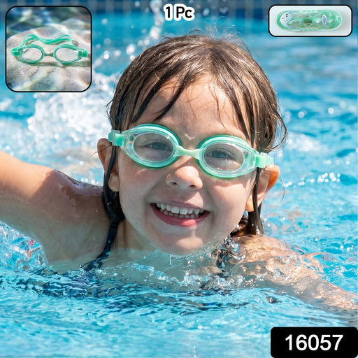 Leakproof kids swim goggles with soft cushioning