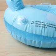 Colorful cartoon animal design swim ring inflatable for kids