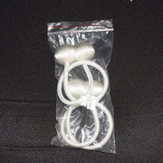 Elegant magnetic curtain tiebacks in a home setting, styling a window.