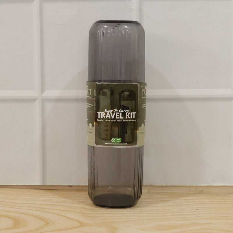 Portable reusable folding cup for travel kit