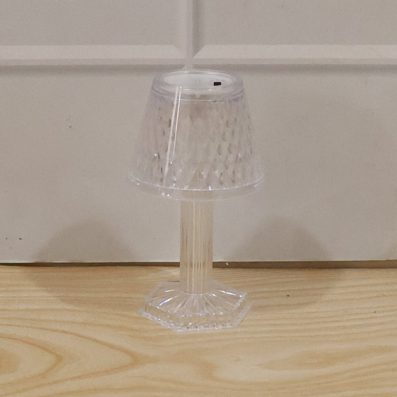 Decorative crystal lamp perfect for adding sparkling light to any corner.