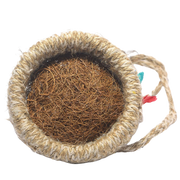 1731 Artificial Jute Hanging Birds Nest Jhumar Chidiyan Ka Ghosla 