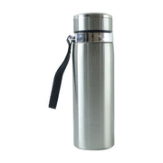 Hot and cold beverage flask for travel and outdoor use