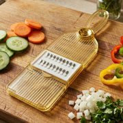 Compact slicer set with ergonomically designed grip