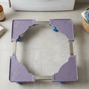 White background of washing machine stand