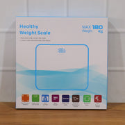 VelvaBloom digital weighing scale with packaging, indicating a new product.