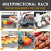 2064A FOLDABLE DRAIN RACK KITCHEN SINK ROLL UP DISH DRYING RACK PORTABLE DISH RACK 