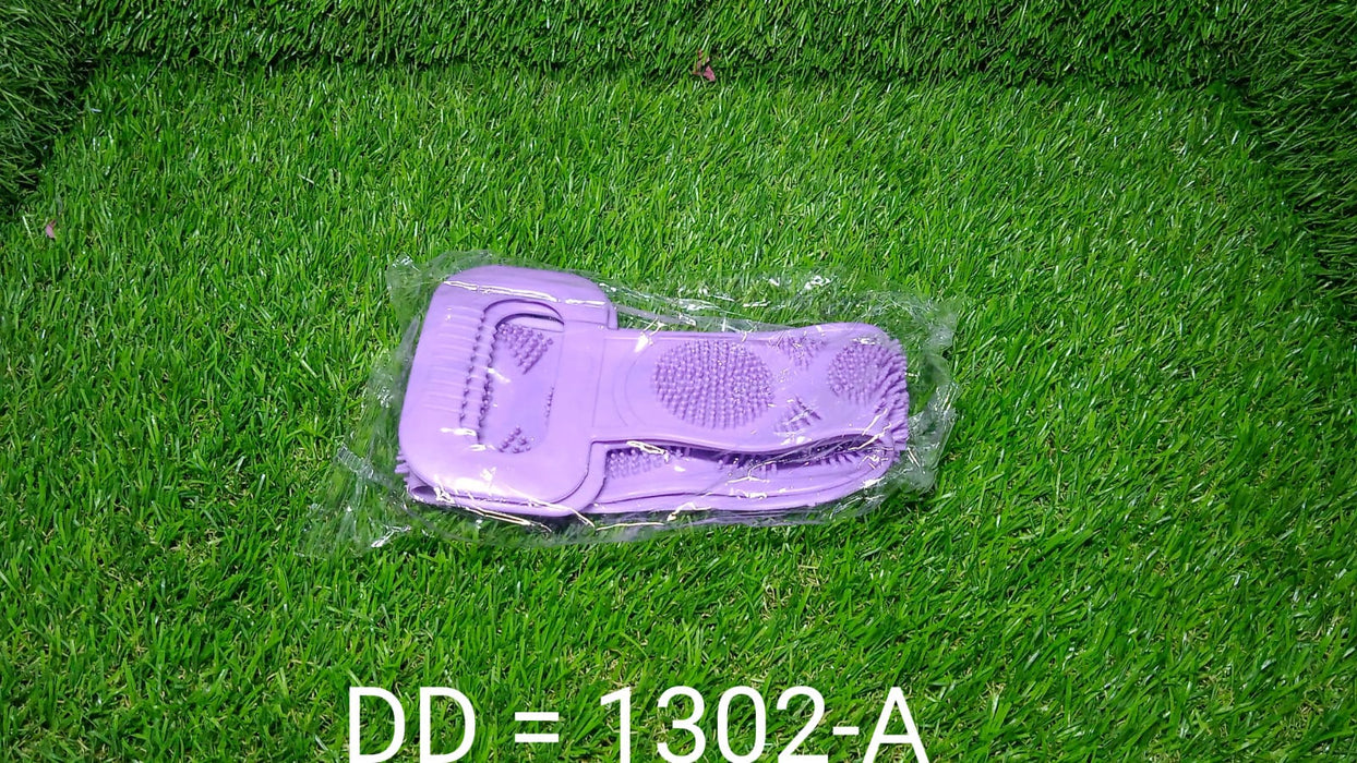 1302A Silicone Body Back Scrubber Double Side Bathing Brush for Skin Deep Cleaning, Scrubber Belt 