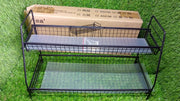 4927 Metal Space Saving Multi-Purpose 2 Tier 2 Layer Kitchen Spice Rack Storage Organizer Shelf Stand . 