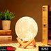 6263 Moon Night Lamp with Stand Night lamp for Bedroom Lights for Adults and Kids Home Room Beautiful Indoor Lighting ( Brown Box ) 