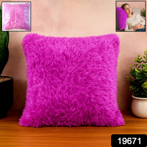 Ultra soft fluffy cushion pillow in mixed colors