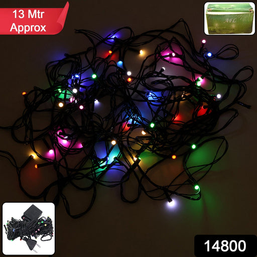 Energy-efficient multicolor LED string fairy lights with durable wire