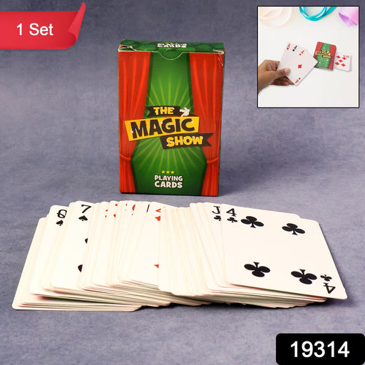 Complete Magic Show playing cards set in thematic box