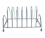 2135 Stainless Steel Square Plate Rack Stand Holder for Kitchen 