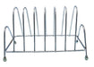 2135 Stainless Steel Square Plate Rack Stand Holder for Kitchen 