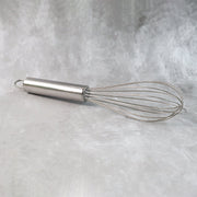Multi-purpose small stainless steel whisk with ergonomic handle