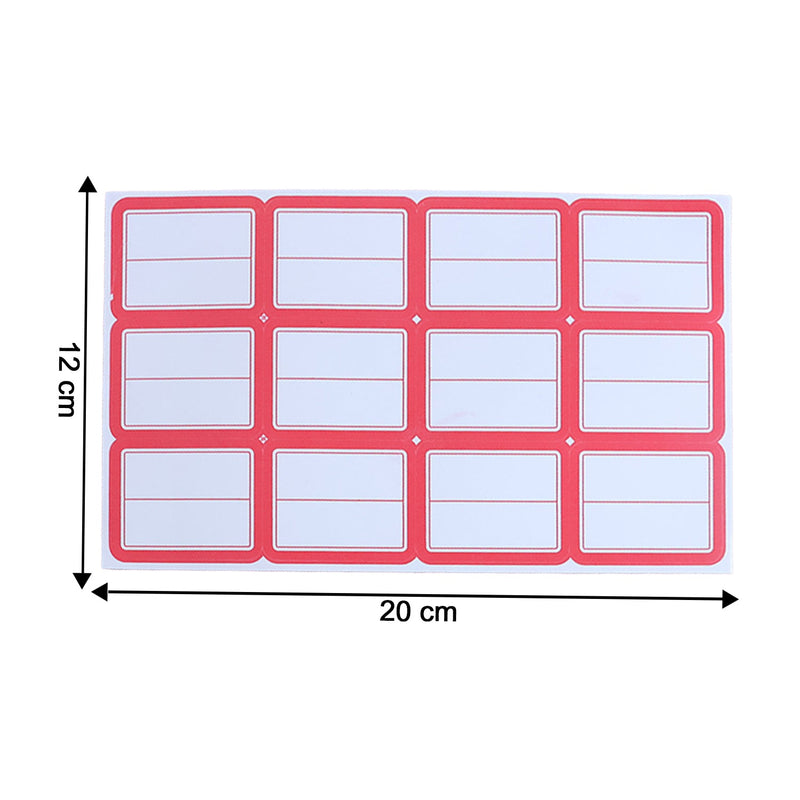 Multiple sheets of durable self-adhesive shipping label stickers