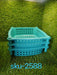 2588 3 layer round Kitchen Trolley Basket 