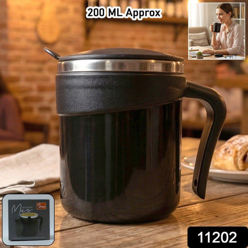 Modern insulated dolphin mug with stainless steel lid for travel