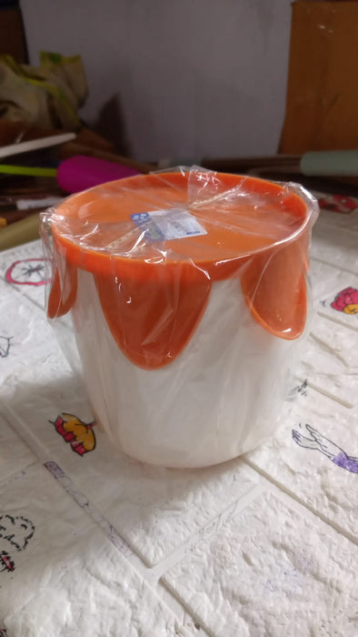 Plastic Round Tissue Box For Toilet Tissue Case Paper Box Plaid Skid Resistance Napkin Box Tissue Paper Holder, Tissue Box Cover Tissue Holder For Home (1 Pc)