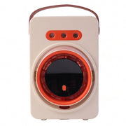 Compact air cooling fan suitable for portable use