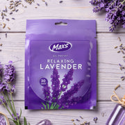 Maxs Gel Air Freshener with a refreshing lavender scent.