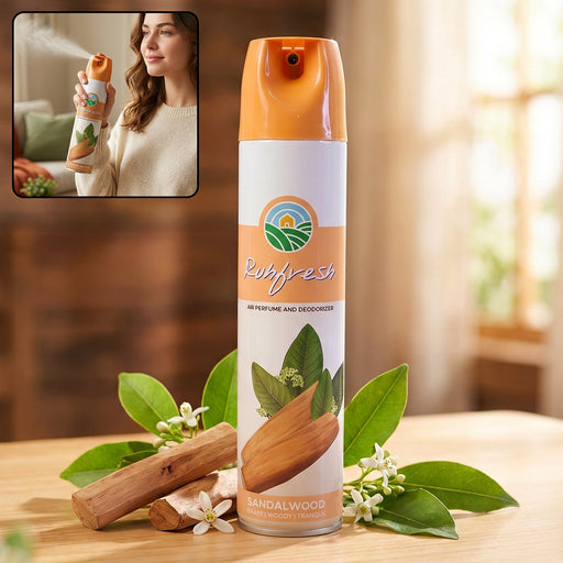 220 ML sandalwood air freshener spray bottle with fragrance