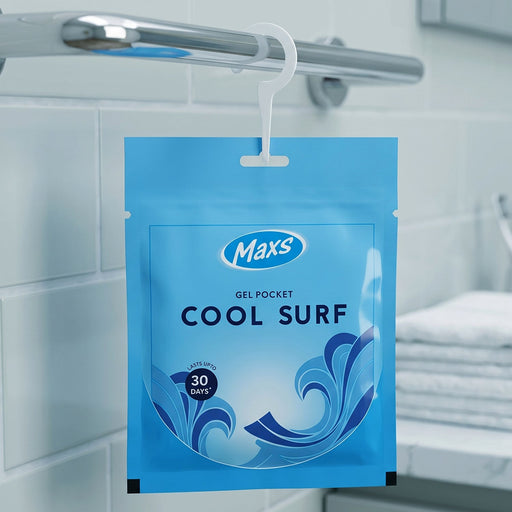 Maxs Marigold Gel Air Freshener in compact packaging