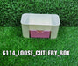 6114 Makeup Cutlery Box Used for storing makeup equipments and kits used by womens and ladies. 