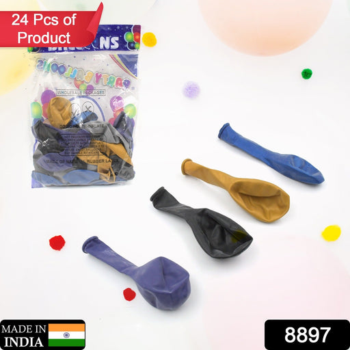 Assortment of multicolor latex balloons creating a joyful atmosphere for a celebration.