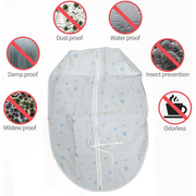Lightweight and foldable non-woven garment storage cover for easy packing