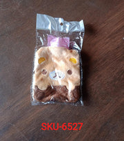 6527 Brown Panda Print small Hot Water Bag with Cover for Pain Relief, Neck, Shoulder Pain and Hand, Feet Warmer, Menstrual Cramps. 