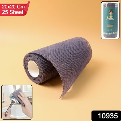 Strong absorbent disposable cleaning cloth roll sheet close-up