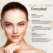 Variety of sachets included in Herbal Facial Kit for skin nourishment