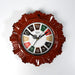 4918 Wooden Look Designer Wall Clock Plastic Decorative Latest Wall Clock Battery Operated Round Easy to Read for Room/Home/Kitchen/Bedroom/Office/School 