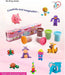 1915 Non-Toxic Creative 50 Dough Clay 5 Different Colors (Pack of 5 Pcs) 