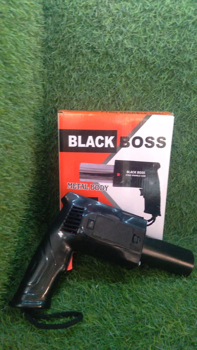 PYRO PARTY METAL GUN HAND HELD GUN TOY FOR PARTIES FUNCTIONS EVENTS AND ALL KIND OF CELEBRATIONS, PLASTIC GUN, (PYROS NOT INCLUDED)