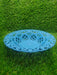 2233 Multipurpose Round Flower Self Design Storage Basket 