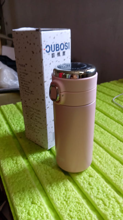 Smart Vacuum Insulated Water Bottle with LED Temperature Display, Cold & Hot | Leak Proof | Office Bottle | Gym | Home | Kitchen | Hiking | Trekking | Travel Bottle  (Mix Color & Design / 300 ML Approx)