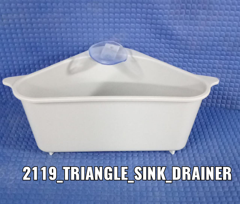 2119 Triangular Multi Functional Drainer Shelf Sink Storage Holder 