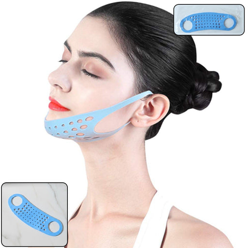 Reusable face mask ear saver strap with adjustable loops for secure fit