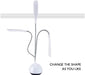255 Portable LED Reading Light Adjustable Dimmable Touch Control Desk Lamp 