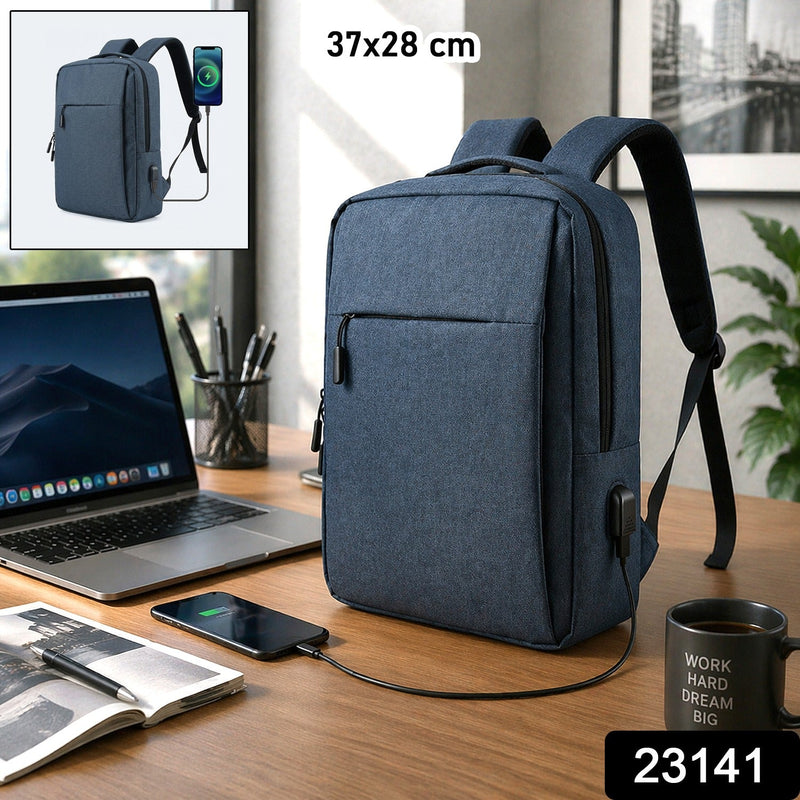 Stylish travel backpack with secure anti-theft design and laptop storage